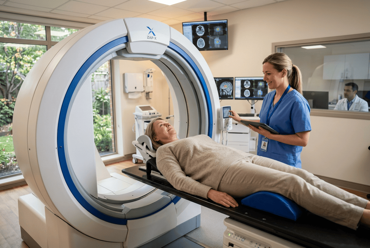 ZAP-X: Ambulante Hirntumor-Therapie ohne Schnitt und ohne Narkose 1 ZAP-X: Ambulante Hirntumor-Therapie ohne Schnitt und ohne Narkose
